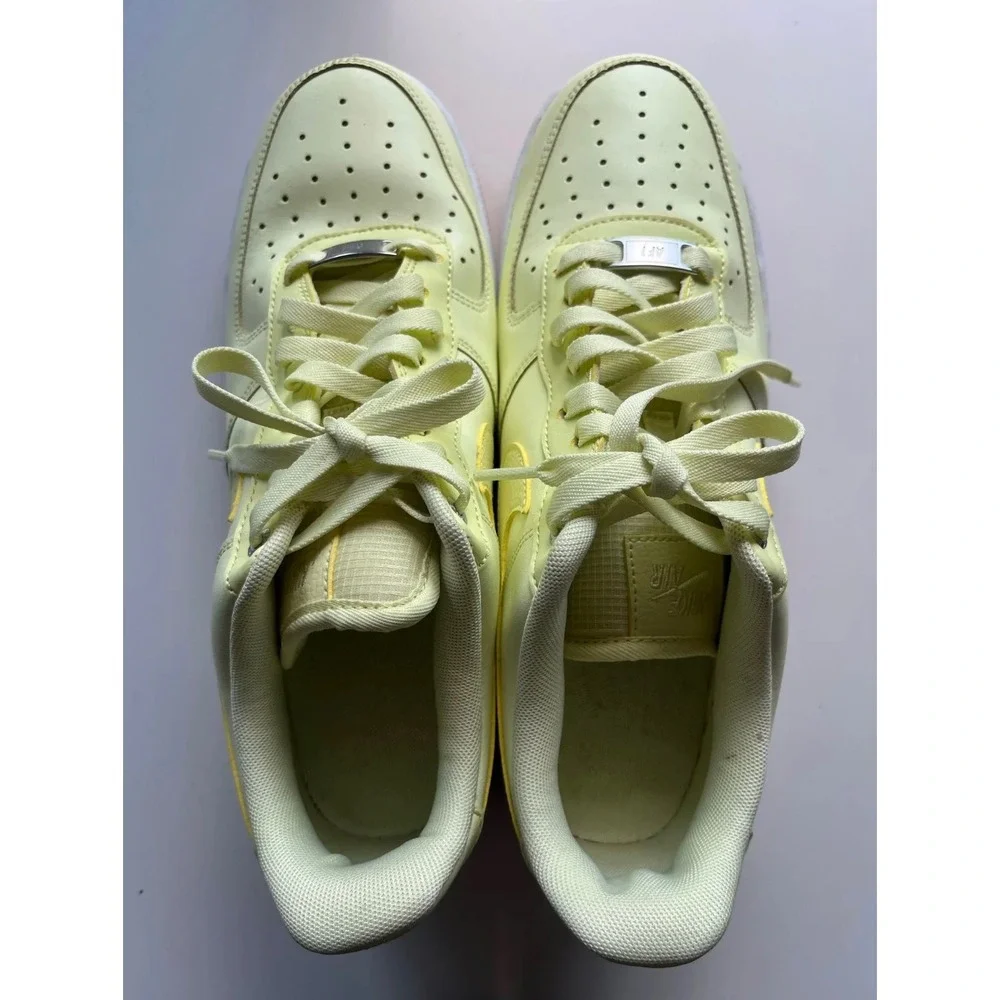 Nike Air Force 1 Premium Luminous Green Women's Gum Sole Sneakers